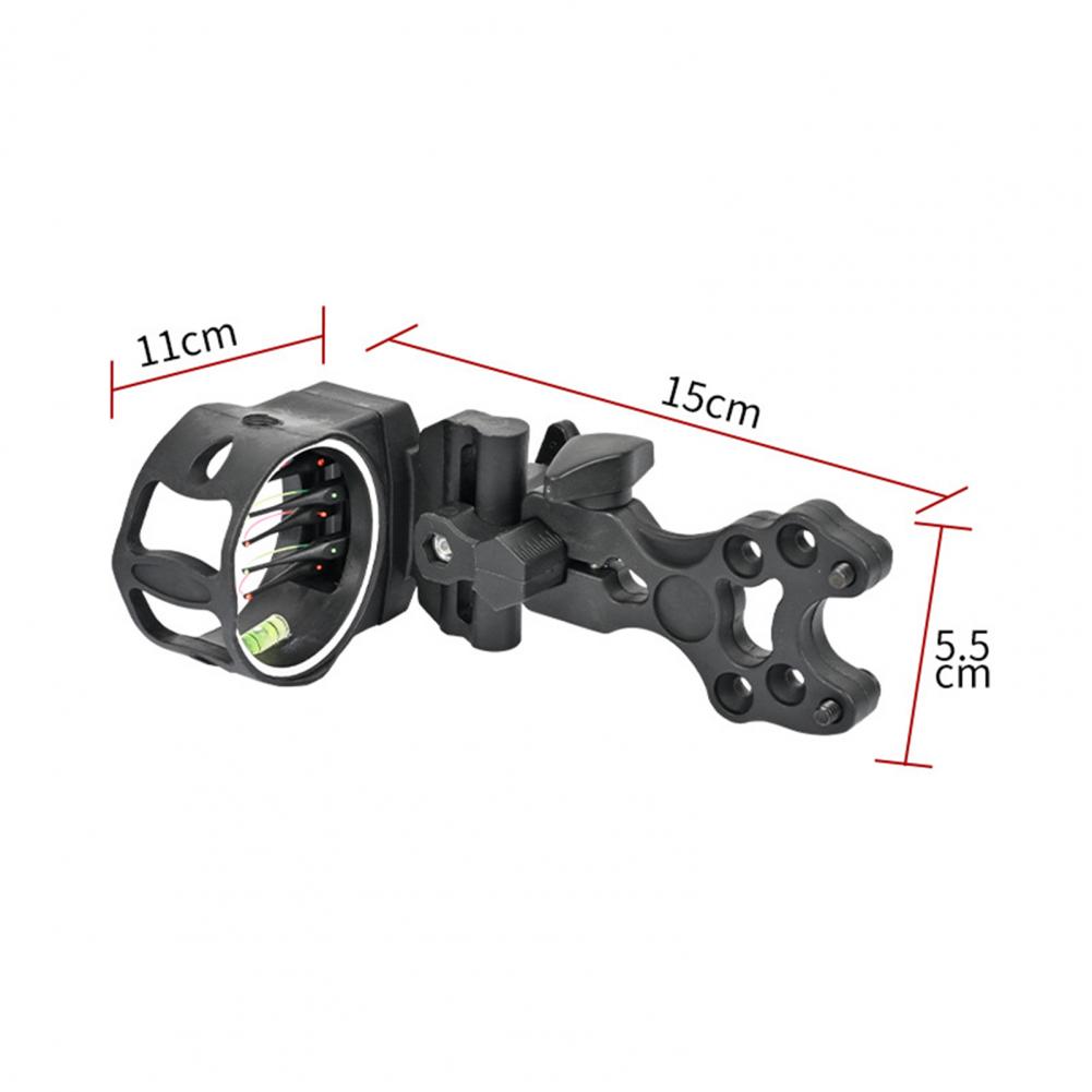 Sports Equipment Archery - 15*11cm 5-pinowe celowniki łukowe regulowane celowniki