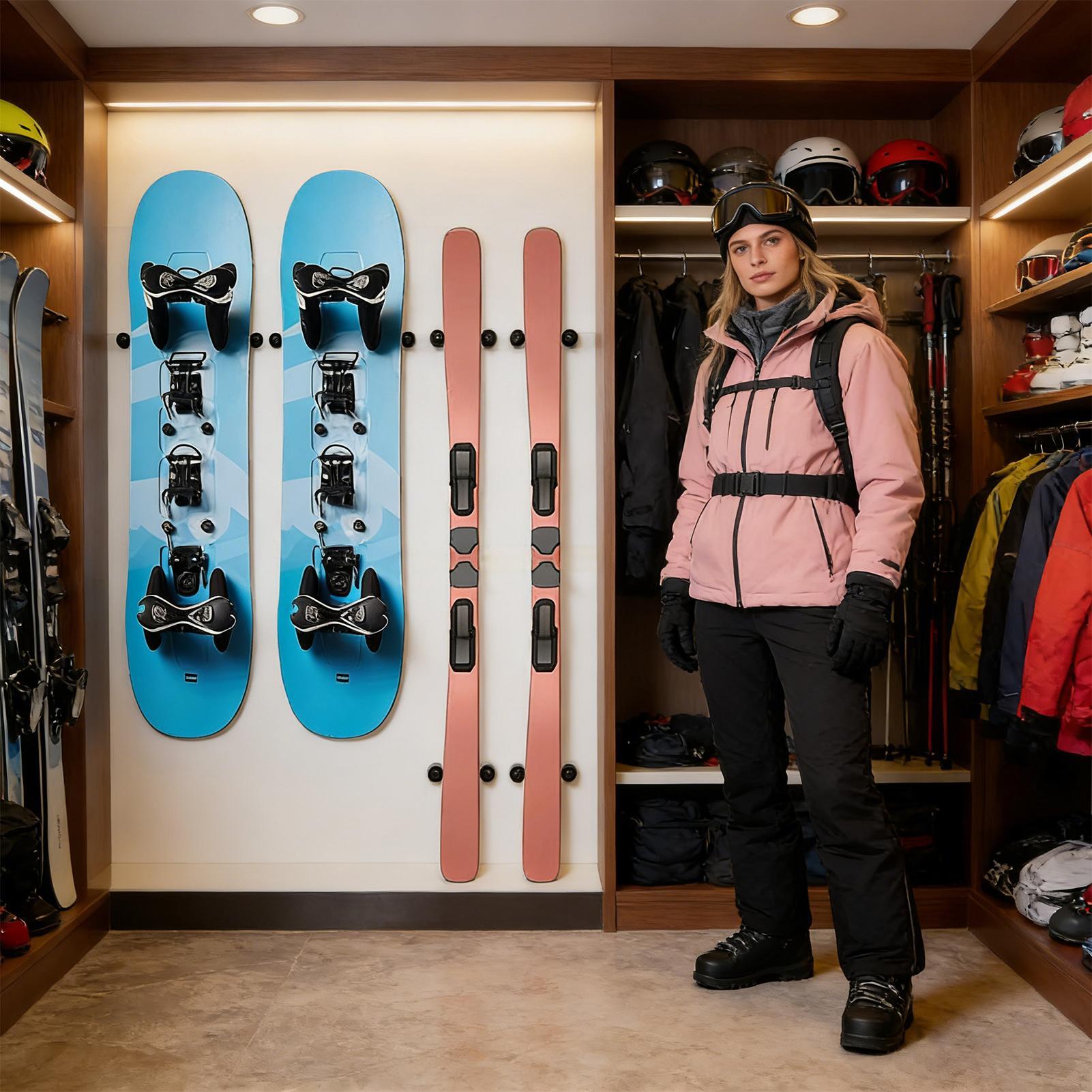 Uchwyt ścienny na narty, piono – Sports Equipment Store recenzja i cena