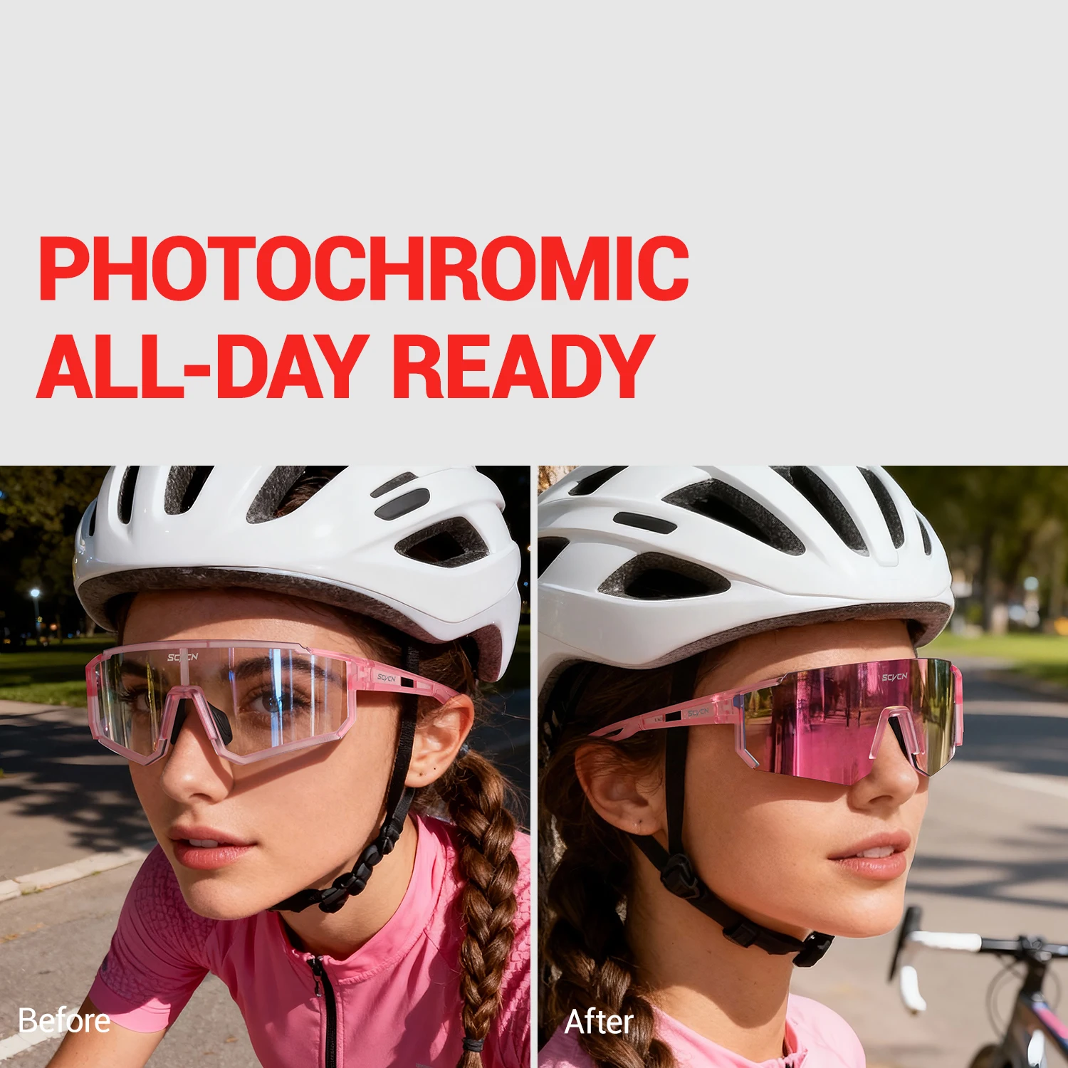 Okulary rowerowe damskie SCVCN – Sports Equipment Photos recenzja i cena