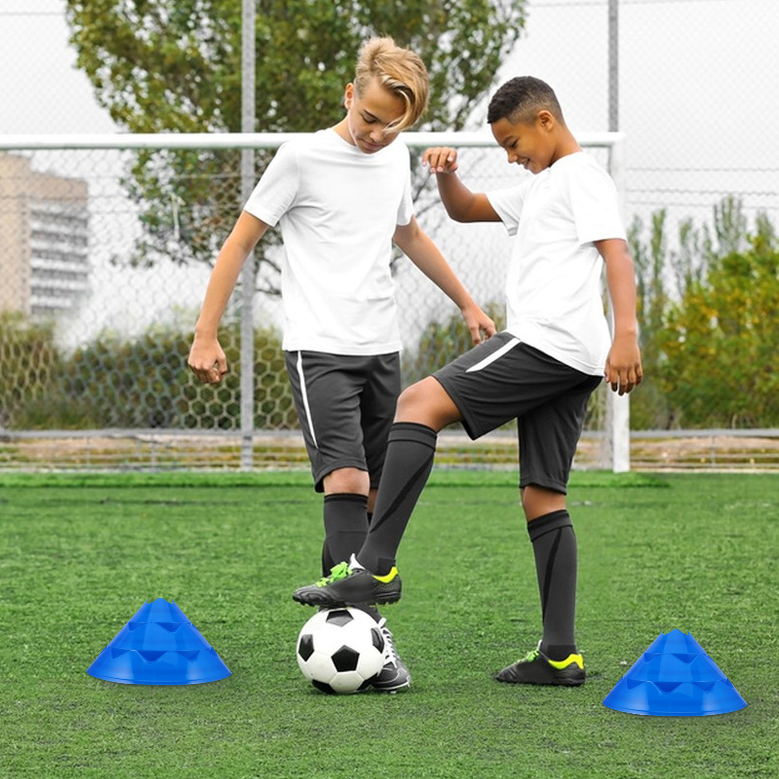 6 szt. stożków treningowych do – Football Training Cone recenzja i cena
