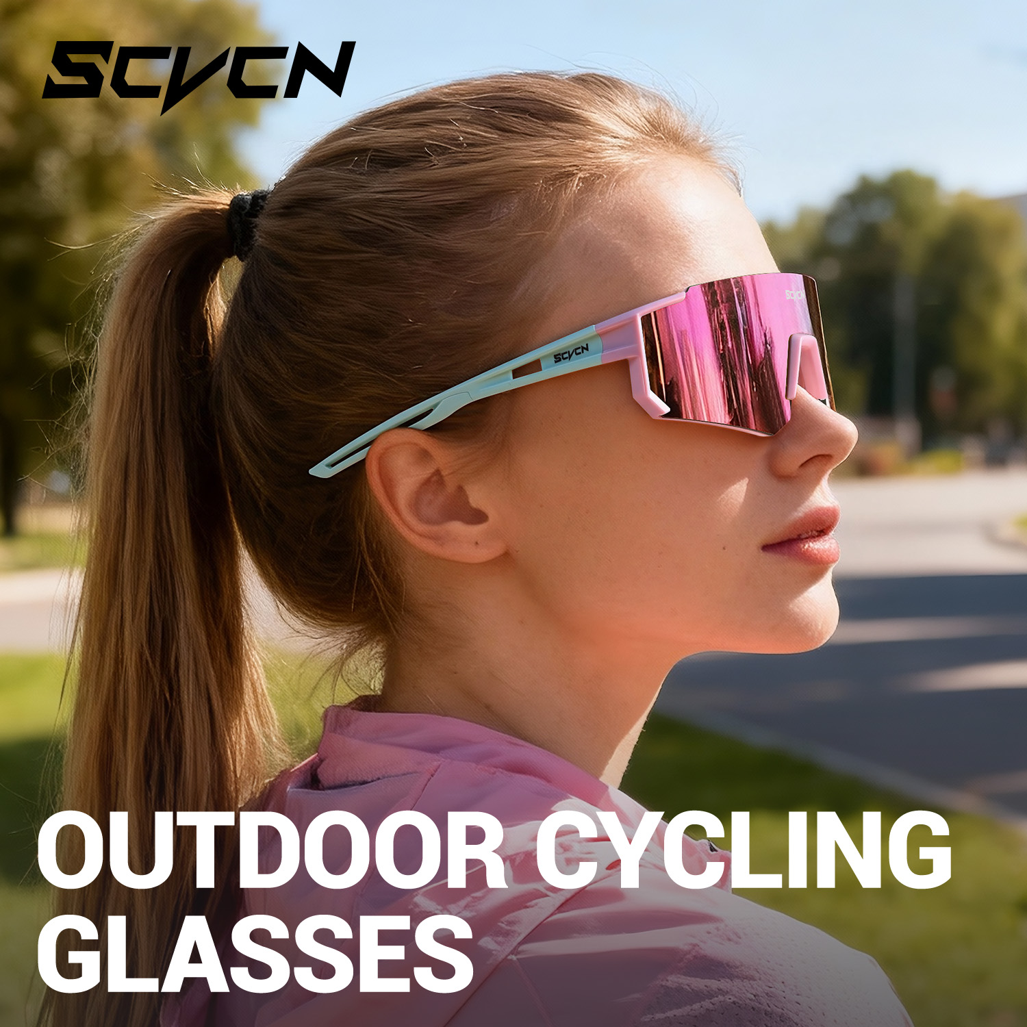 Okulary rowerowe SCVCN w kolor – Sports Equipment Photos recenzja i cena